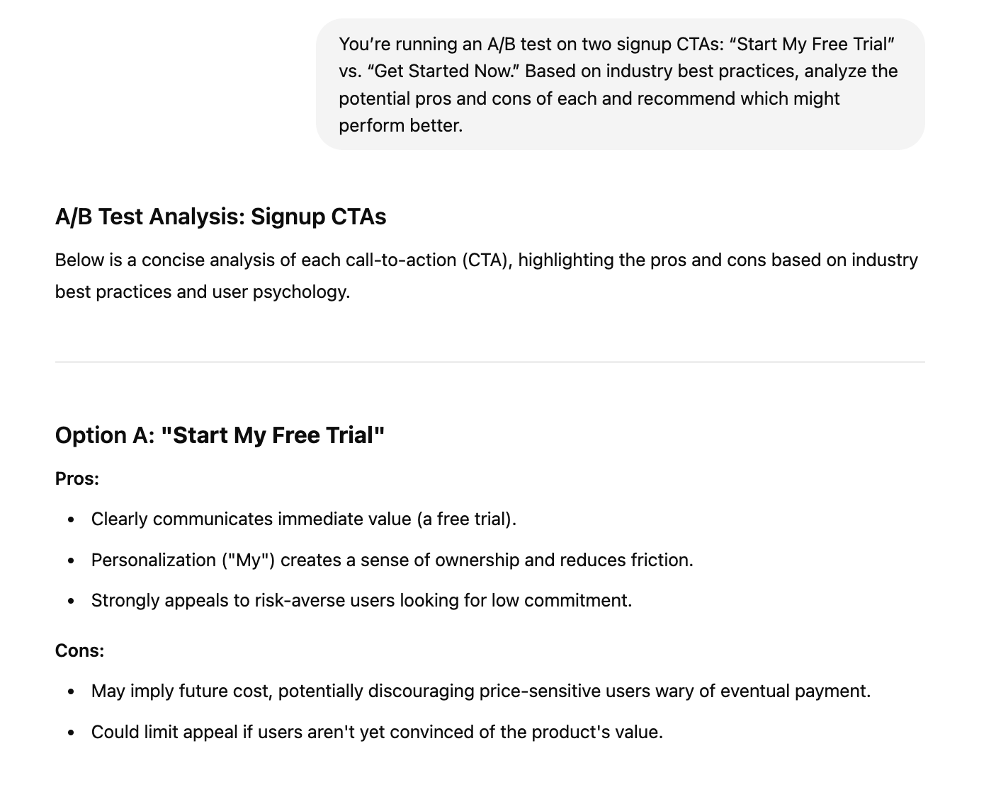 A/B Test Analysis