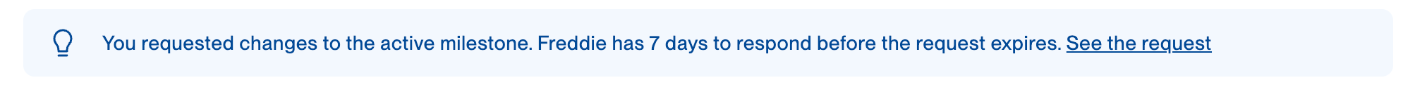 editing milestones