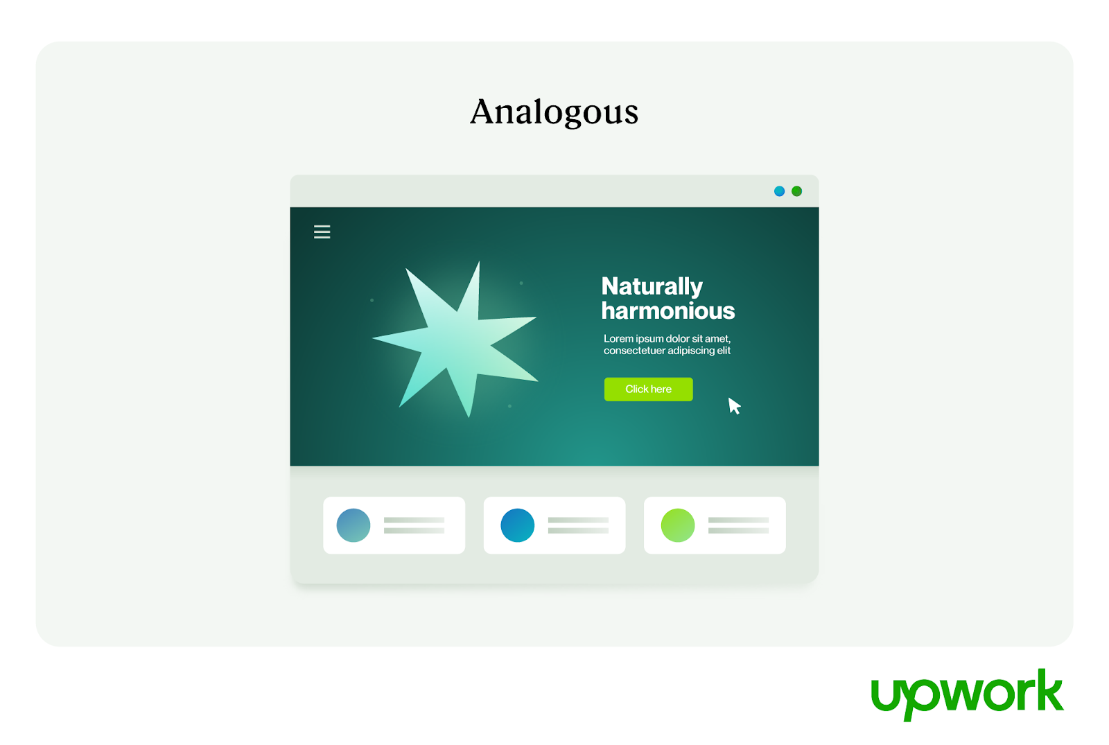 Analogous color scheme