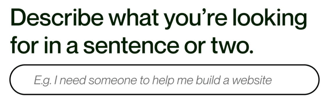 Describe what you're looking for in a sentence or two