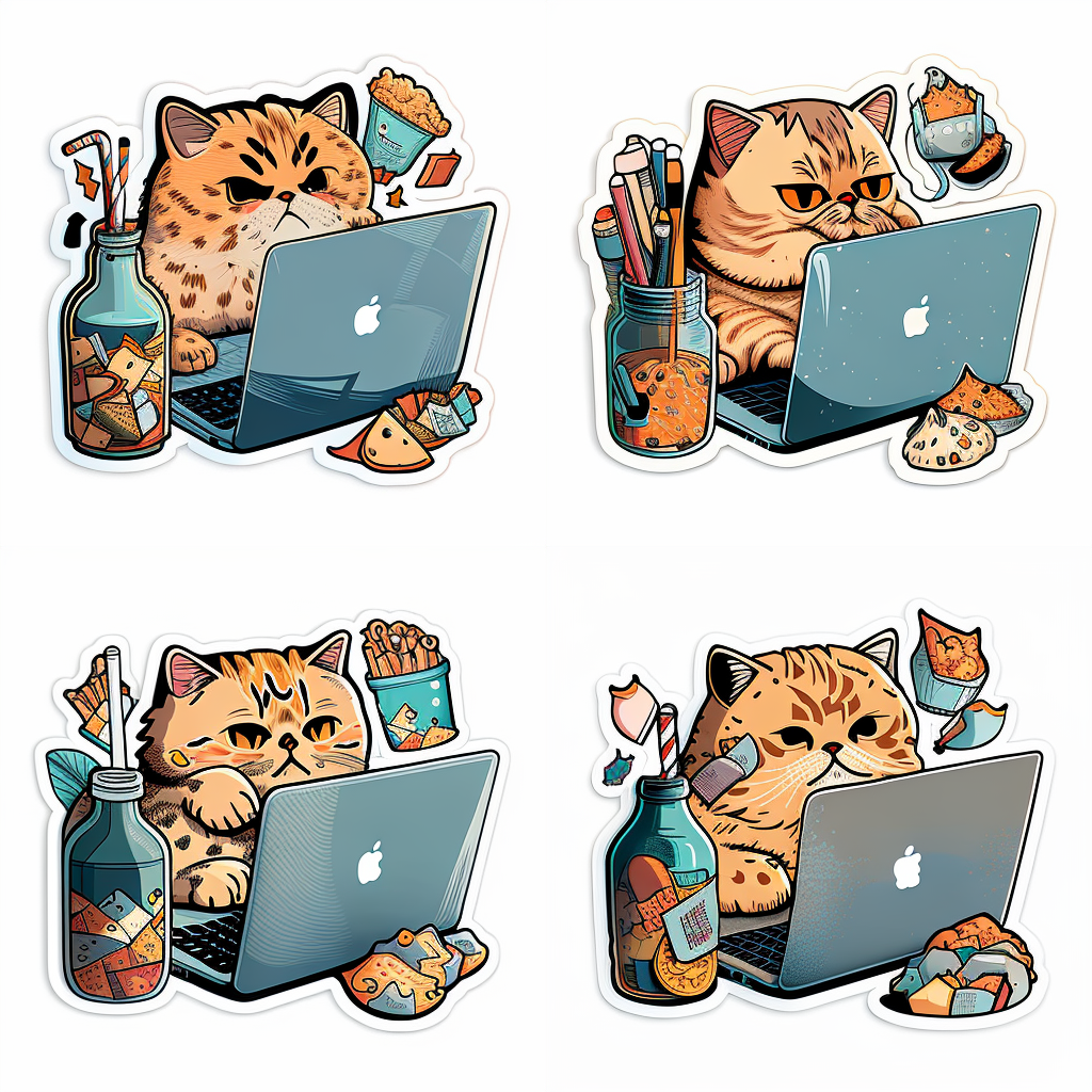 Cat stickers