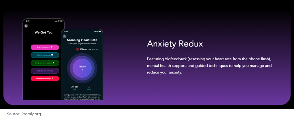 Promly features: Anxiety redux