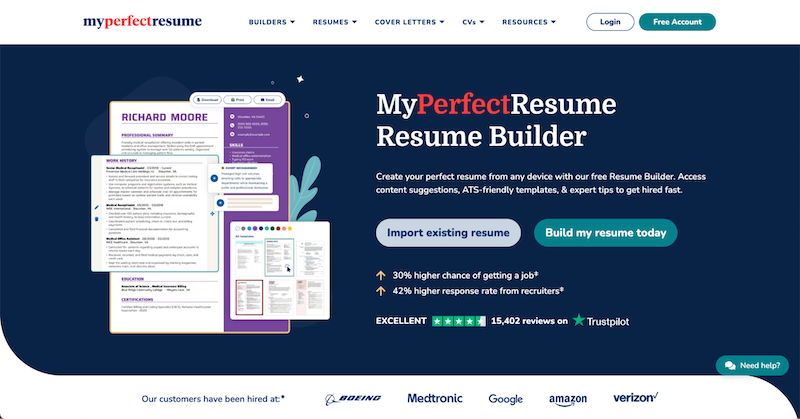 MyPerfectResume