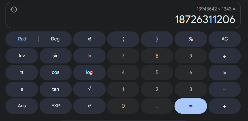 Using a traditional calculator, we can see that ChatGPT and Gemini were correct, but Perplexity was not