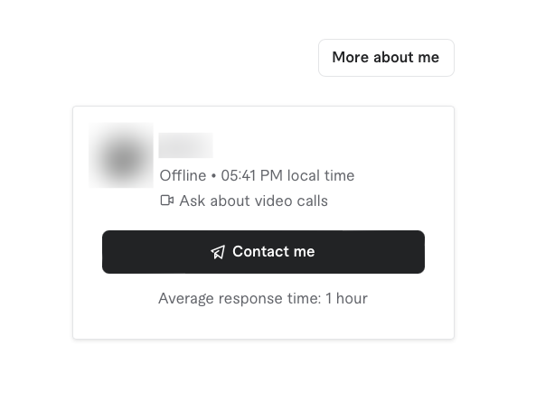 Message the seller for more information