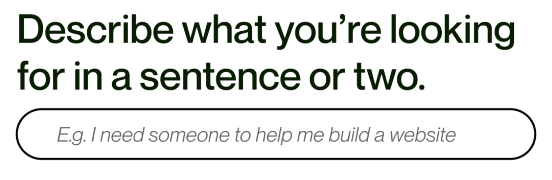 Describe what you're looking for in a sentence or two