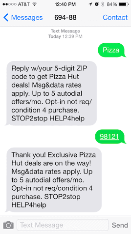 Mobile promotion
