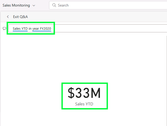 Total dollar amount of sales year to date in FY2020