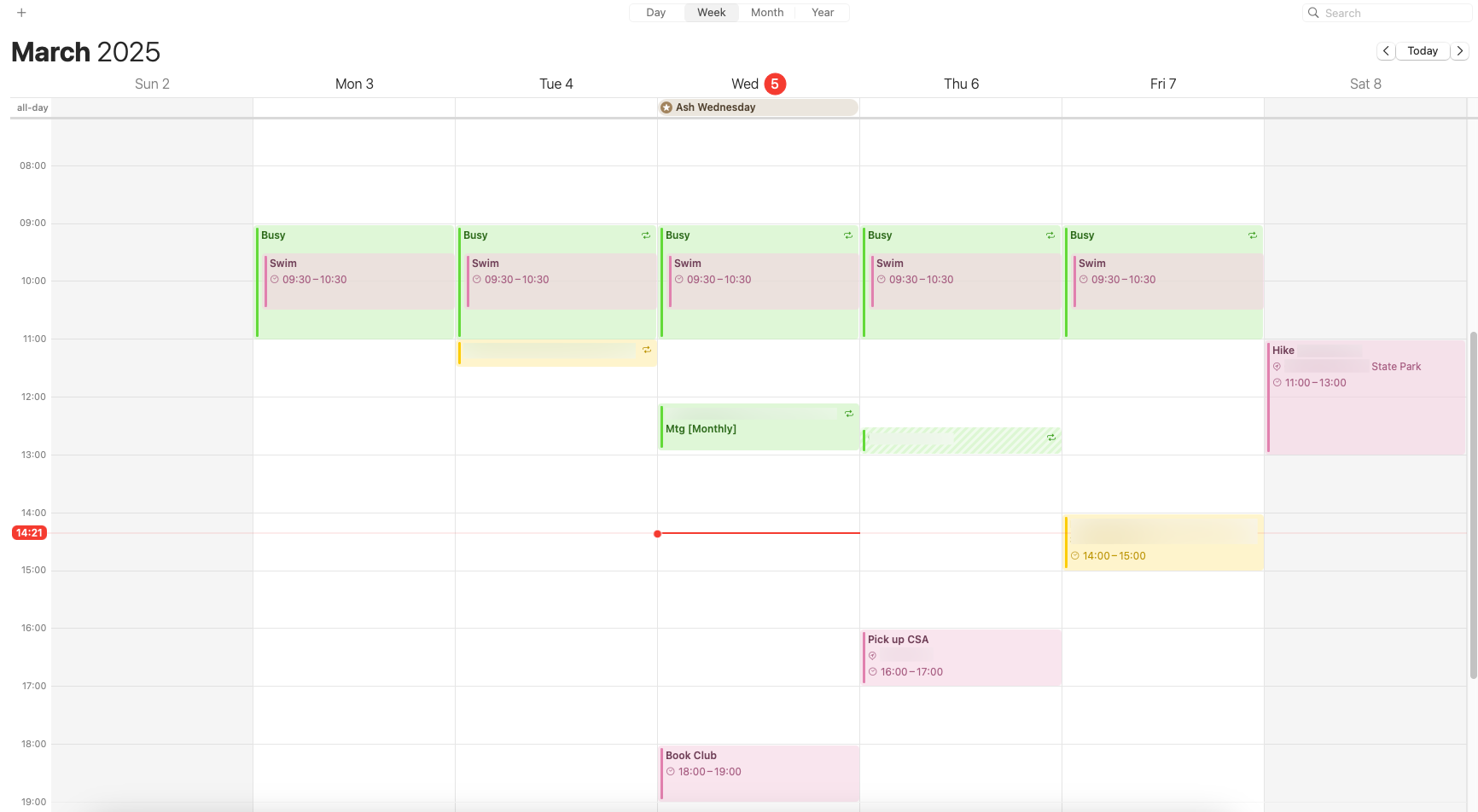 Shared Calendars