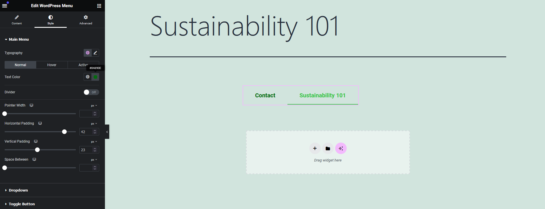 Typography and Hover Effects
